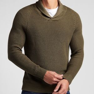 Express shawl collar sweater with tag (medium)